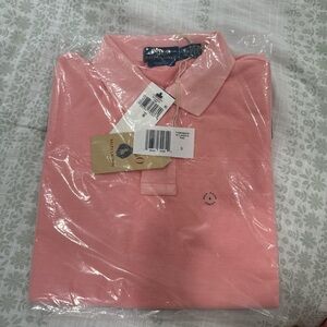 Ralph Lauren Men's Polo Shirt in Coral Pink